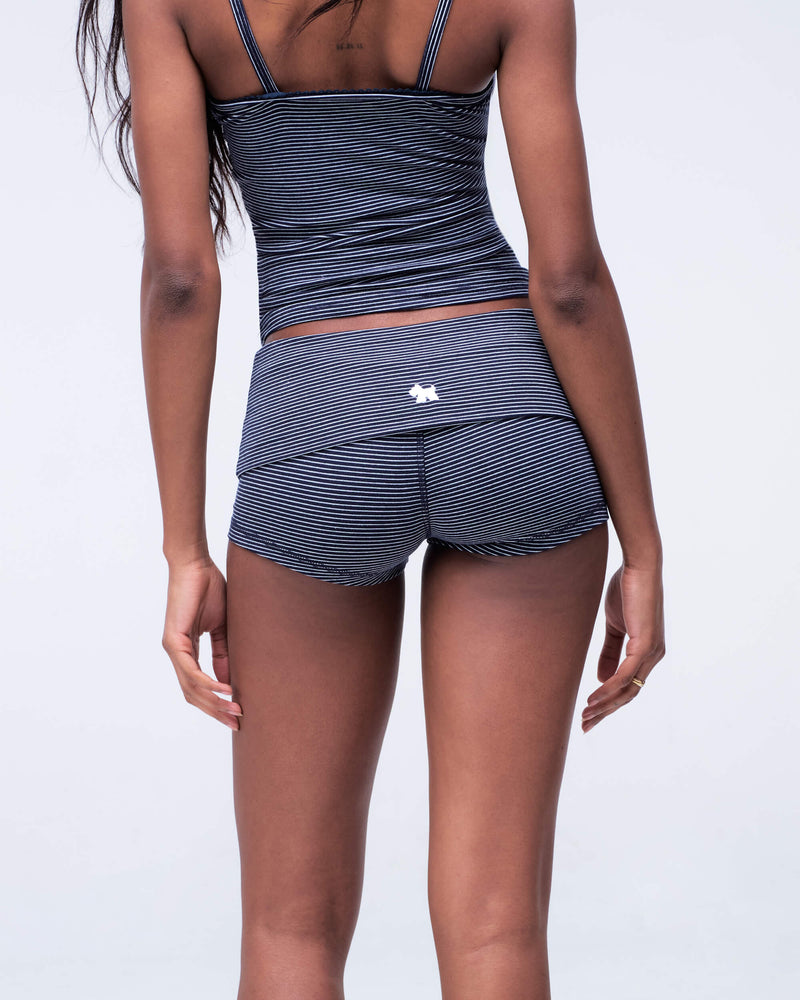 Sayer - Short ajusté à taille repliable