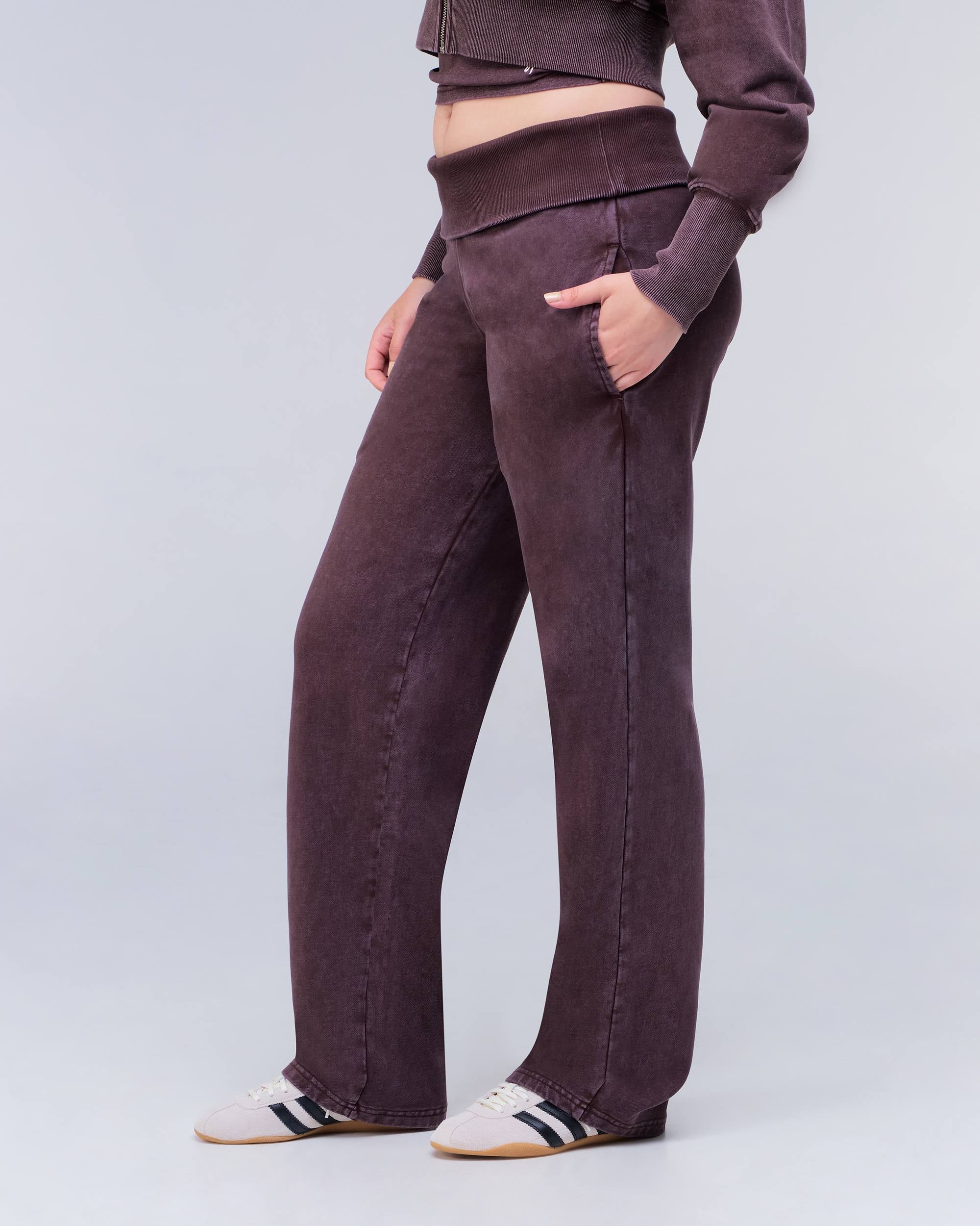 Willow - Pantalon ample taille basse à taille repliable