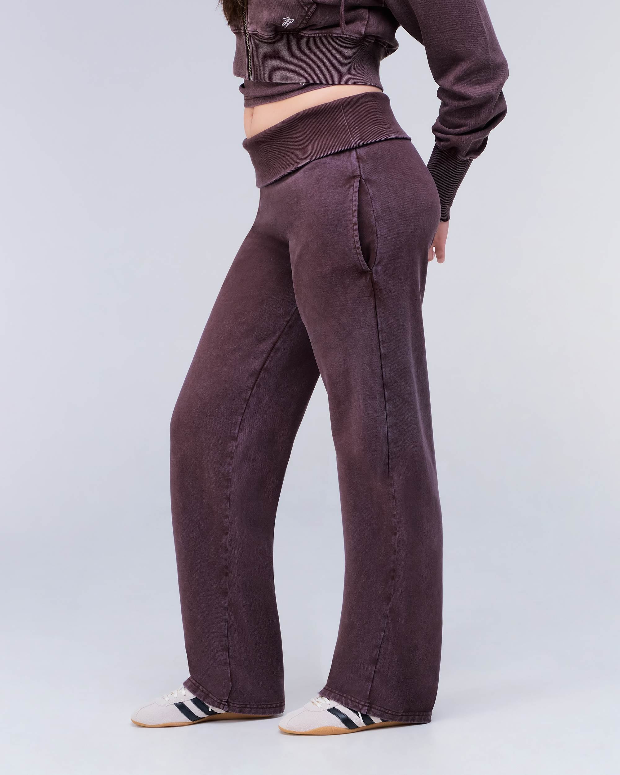 Willow - Pantalon ample taille basse à taille repliable