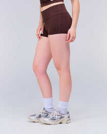 Xia – Shorts ajustés avec taille à revers