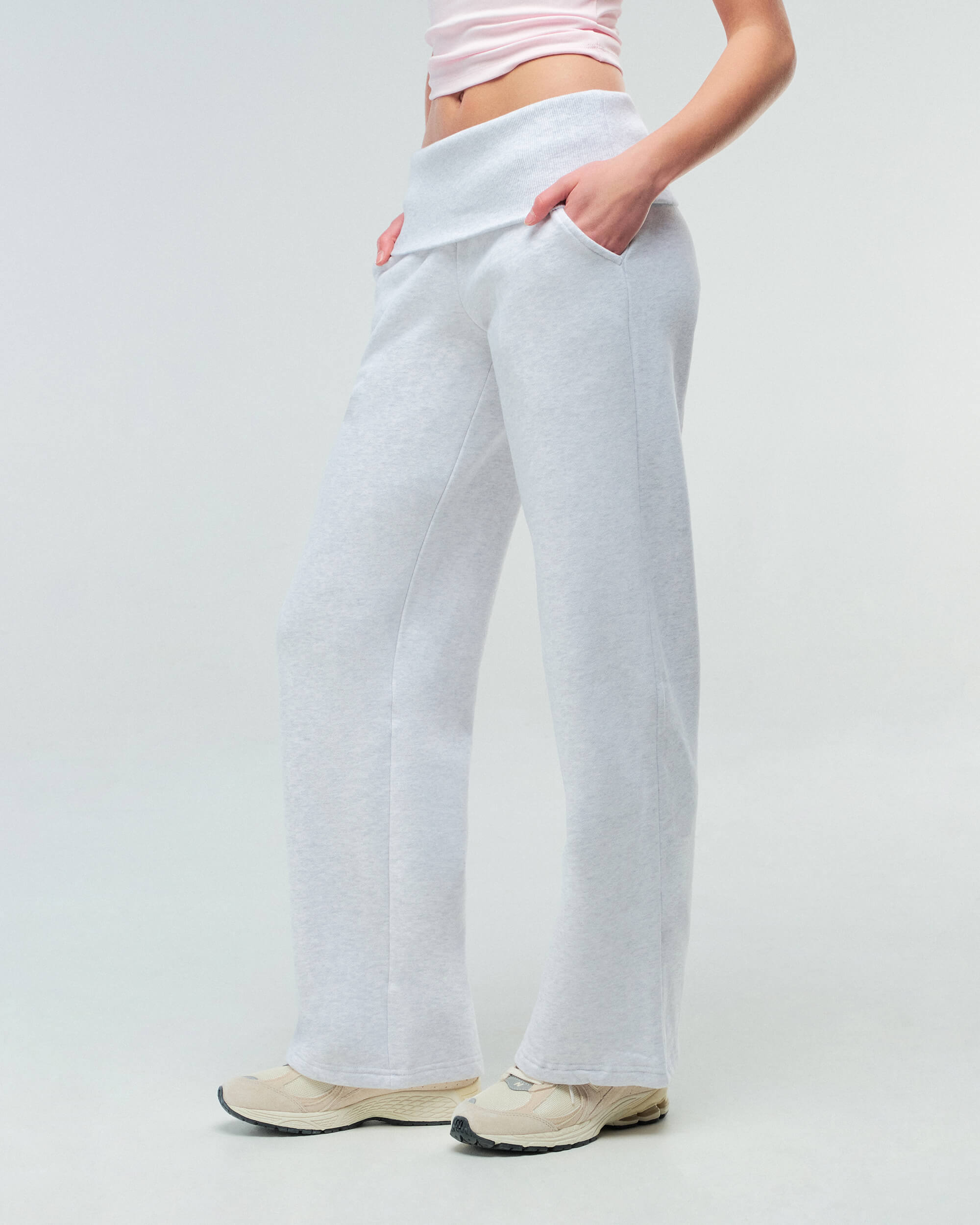 Naya - Pantalon ample taille basse à taille repliable