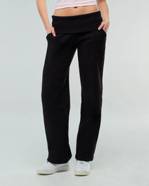 Naya - Pantalon ample taille basse à taille repliable