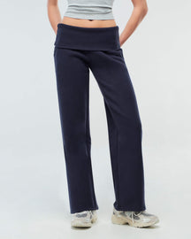 Naya - Pantalon ample taille basse à taille repliable