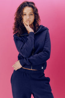 Lily - Semit Fitted Raglan Zip Up