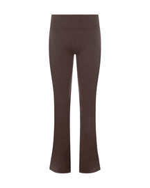 Ocean - Fitted Wide-Leg Pants with V-Back Waistband