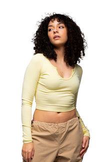Allison - Long Sleeve Scoop Neck Top