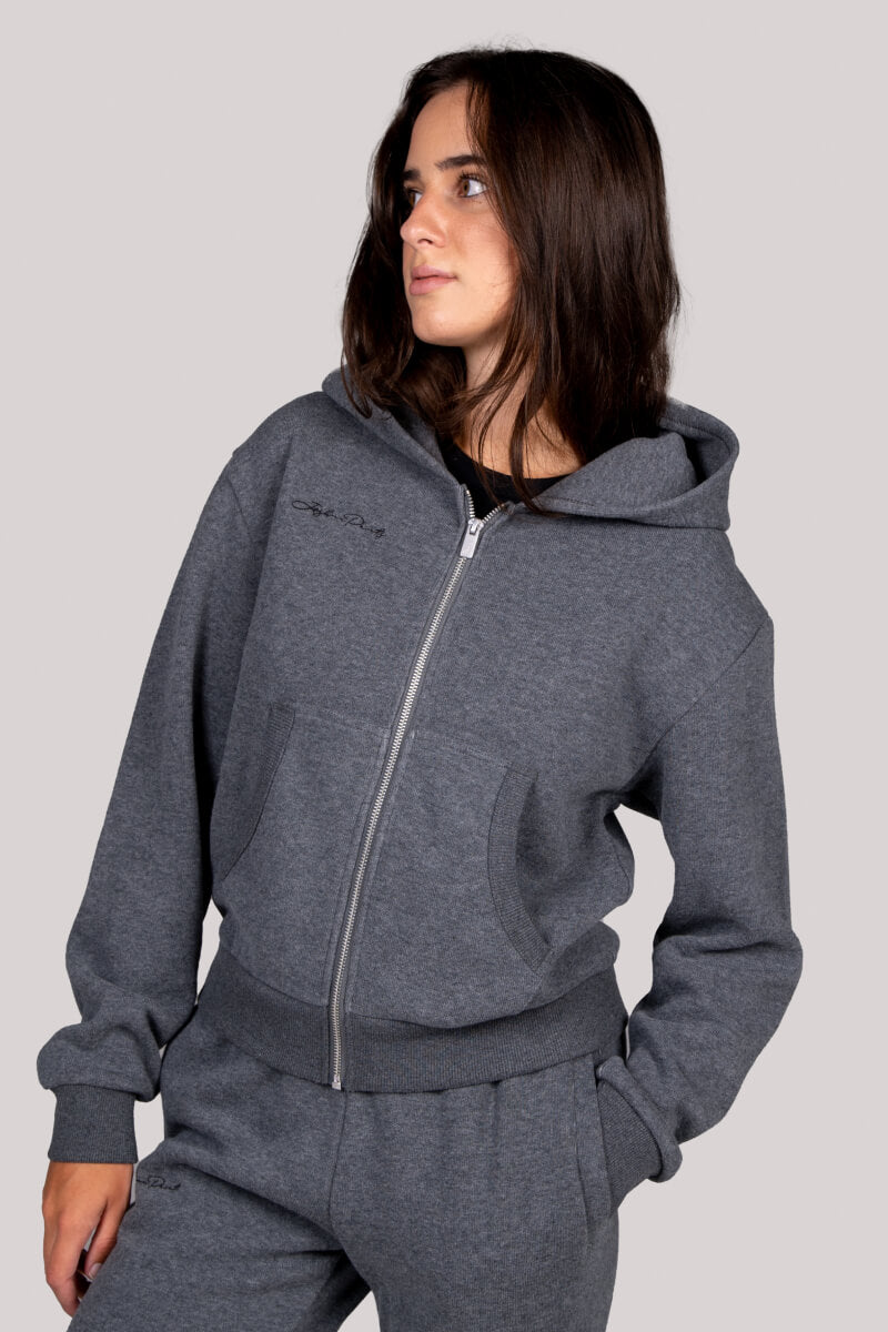 Gianna - Semi-Fitted Zip-Up Hoodie