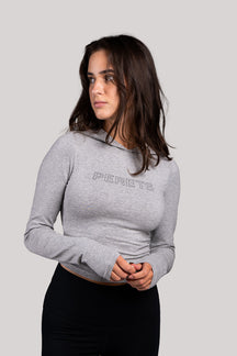 Mel - Long Sleeve Top with Hood