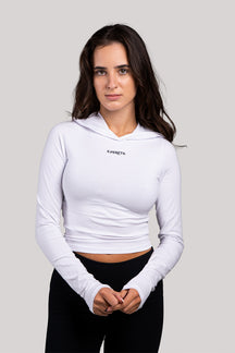 Mel - Long Sleeve Top with Hood