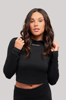 Mel - Long Sleeve Top with Hood